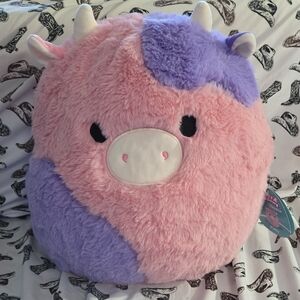 Patty 12 Inch Squishmallows Pink and Purple Stuffed Animal